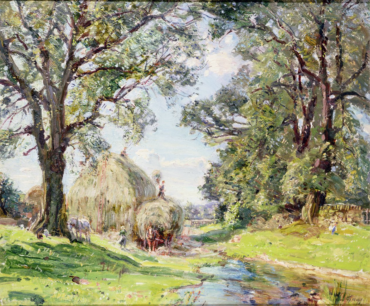Surrey landskap av Edmund George Warren
