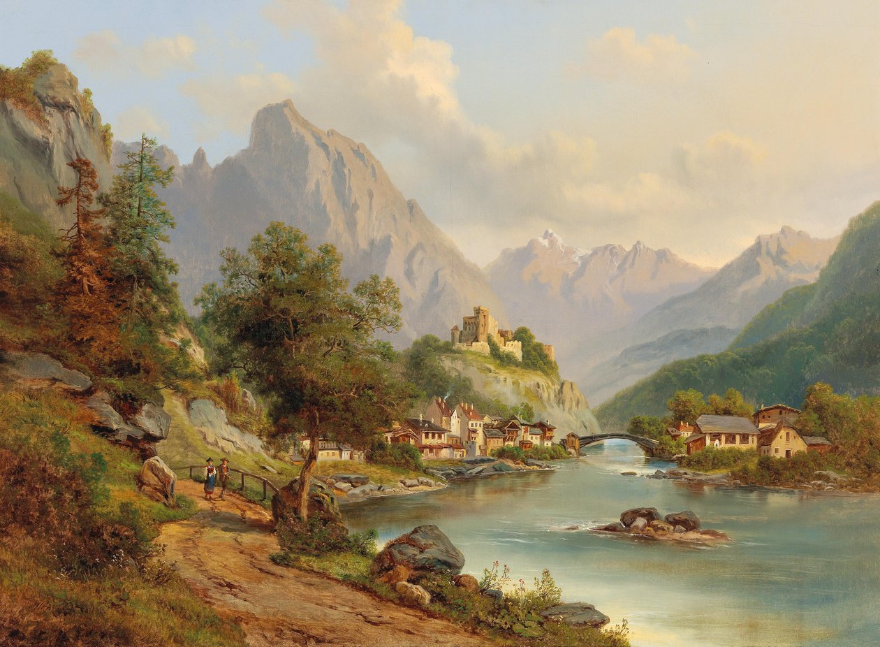 Utsikt over Landeck, Pustertal av Edmund Höd
