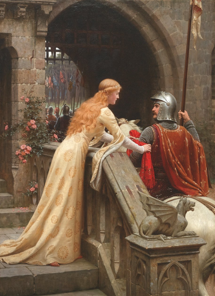 Engelsk: Godspeed av Edmund Leighton