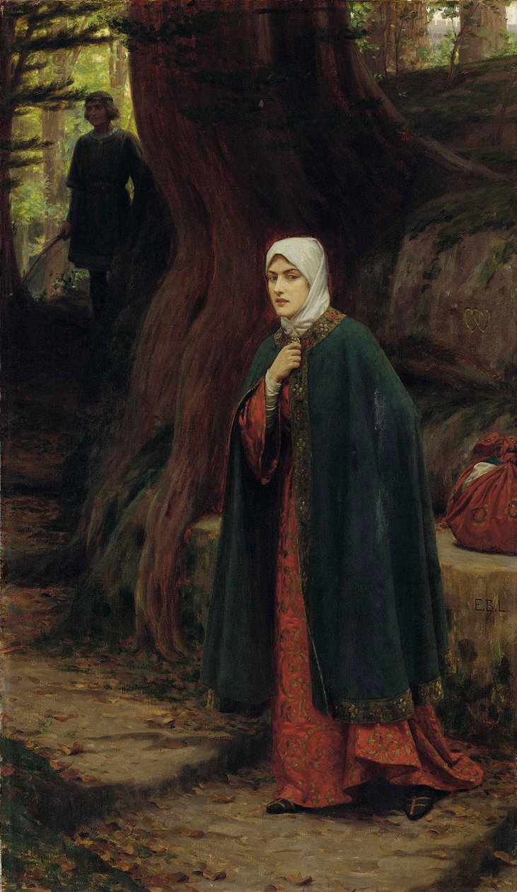 Forest Tryst av Edmund Leighton