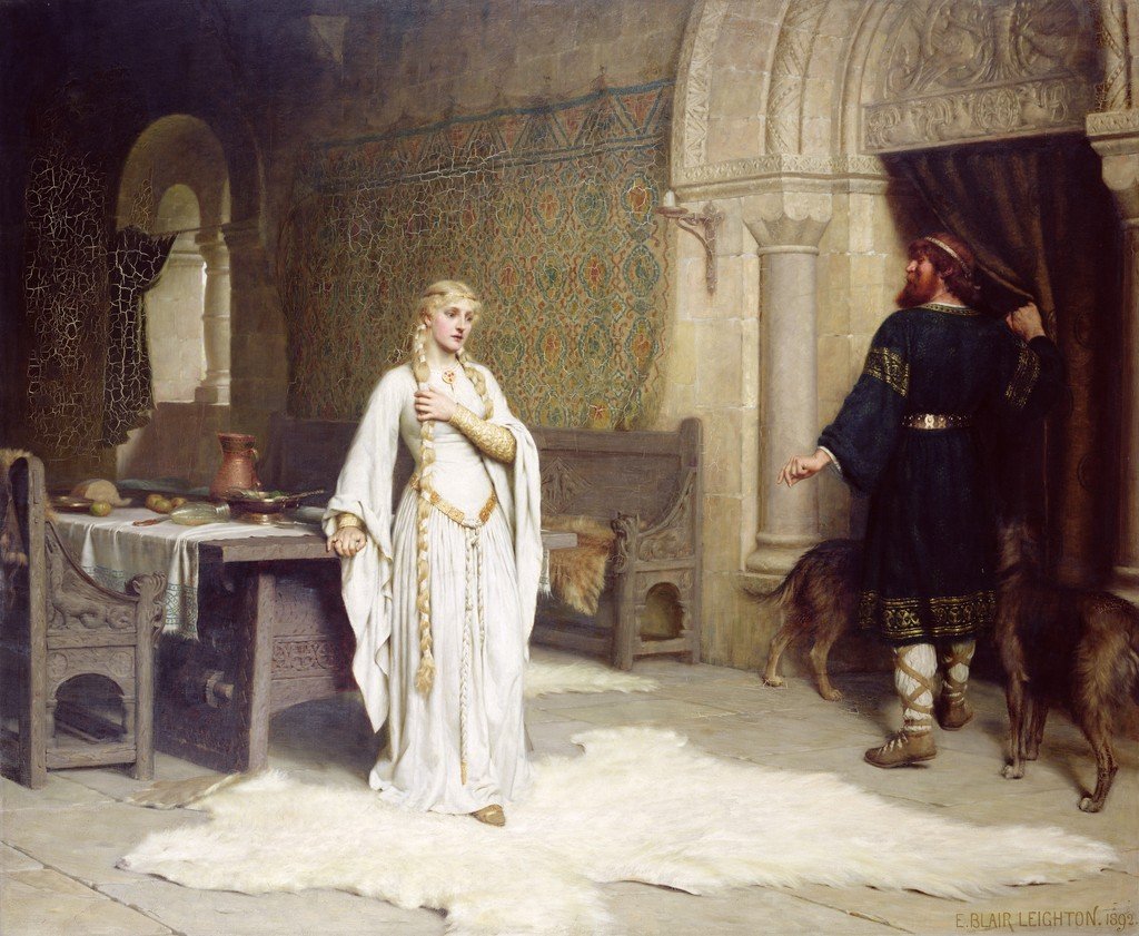 Lady Godiva av Edmund Leighton
