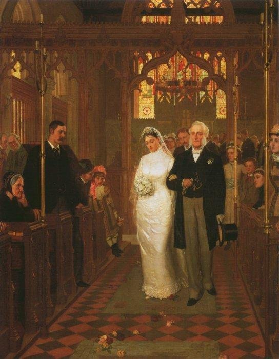 Til døden skiller oss ad av Edmund Leighton