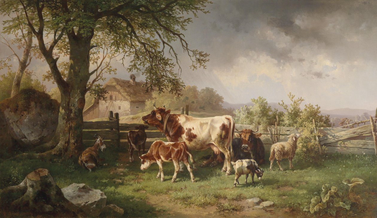 Idyll på gården av Edmund Mahlknecht