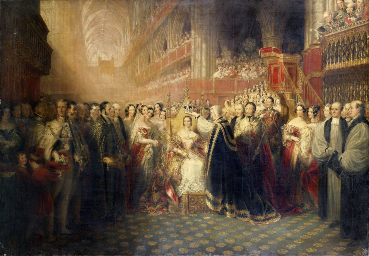 Kroningen av dronning Victoria, 1838 av Edmund Thomas Parris