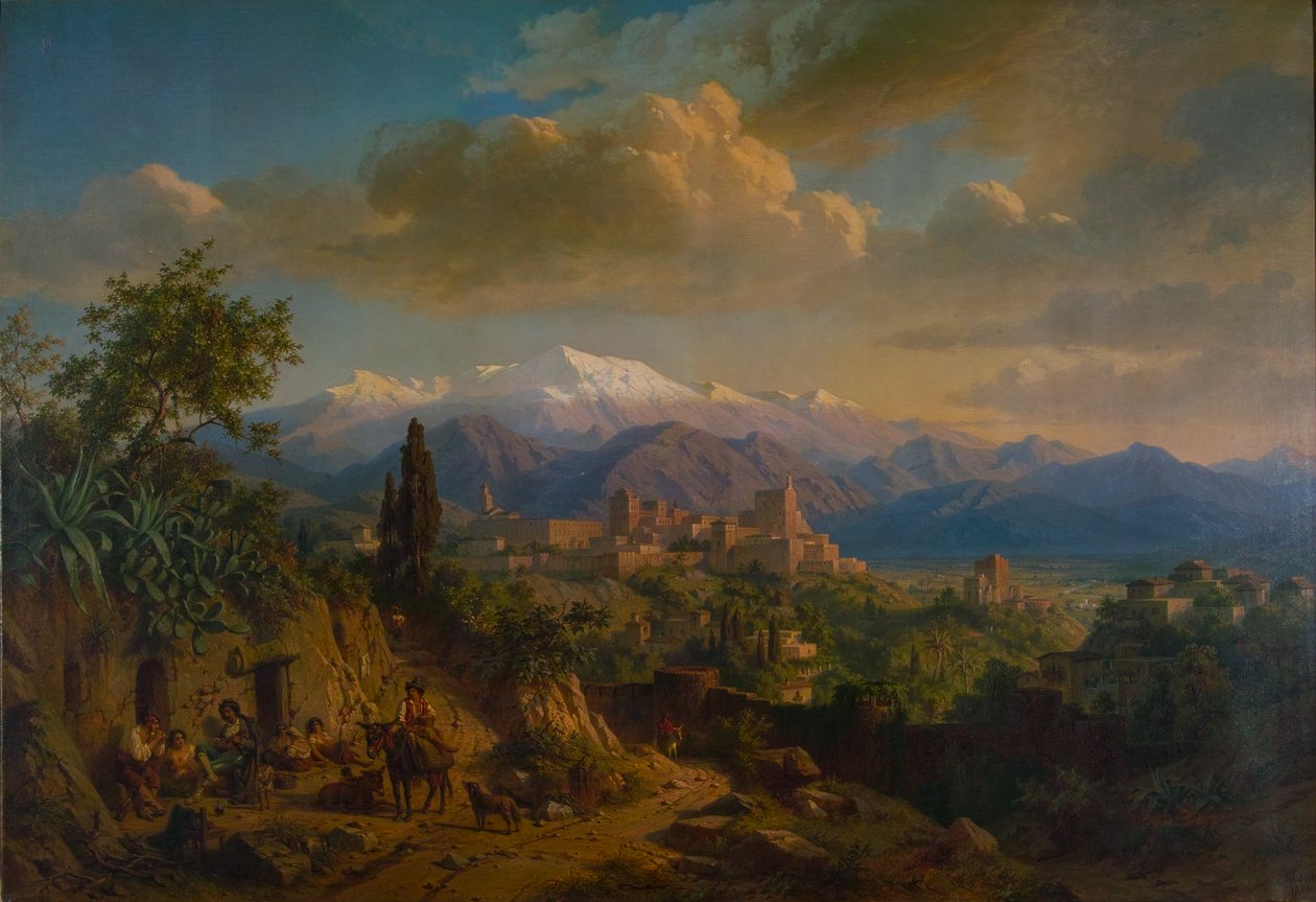 Granada, 1886, olje på lerret av Edmund Wodick