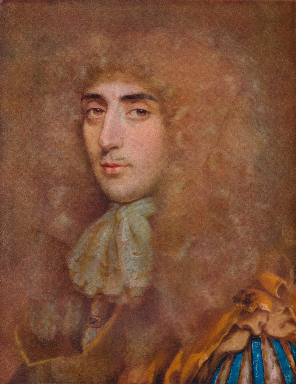 Portrett av Sir James Oxenden, 2. Bart., 1643-1708, c1670, 1920. av Edmund Ashfield