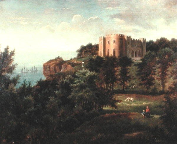 Pennsylvania Castle, Isle of Portland, Dorset av Edmund Birckhead Bensell