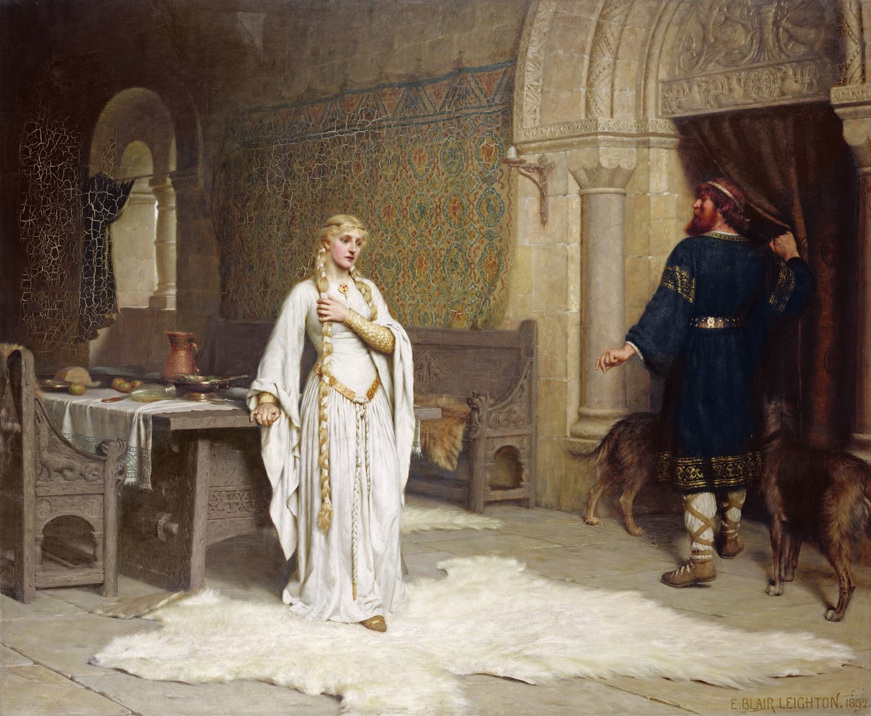 Lady Godiva av Edmund Blair Leighton
