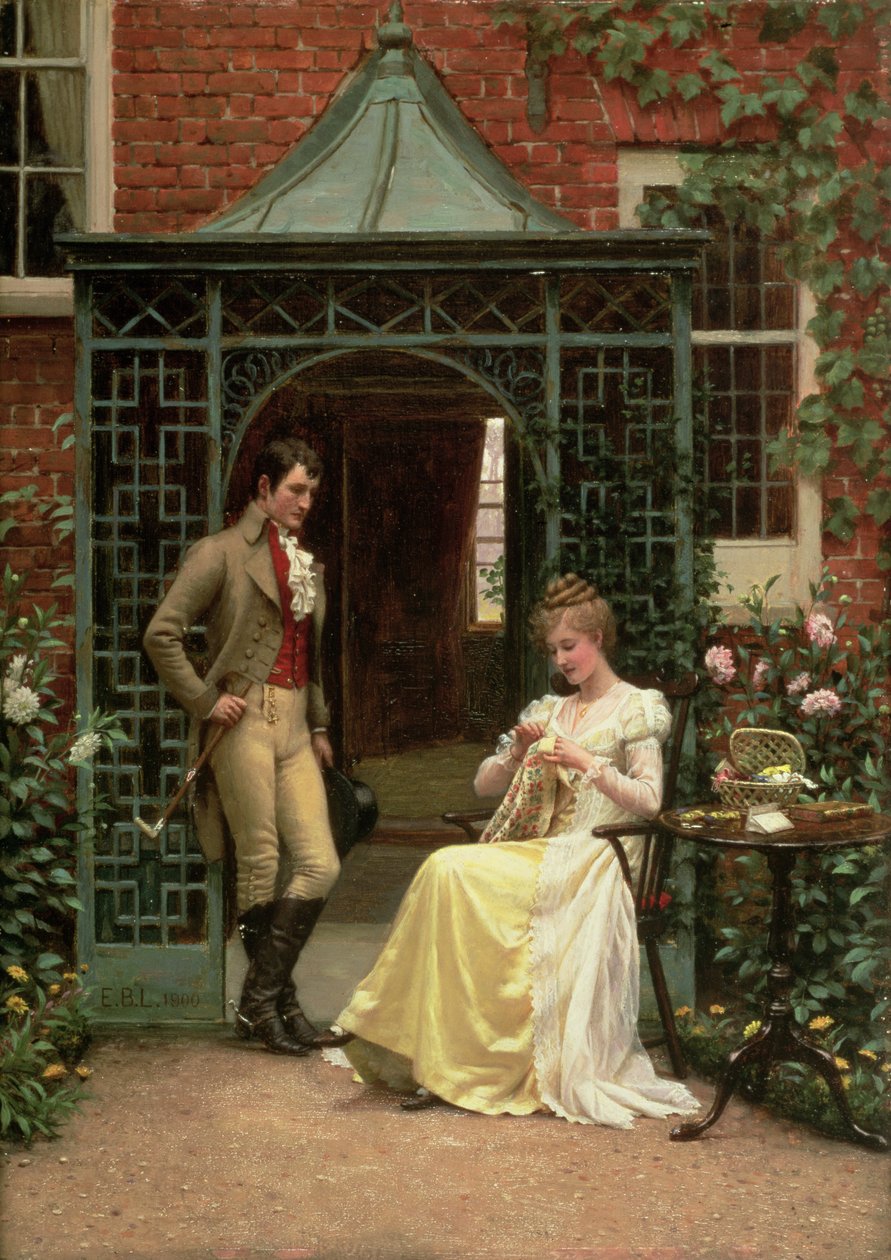 På terskelen av Edmund Blair Leighton