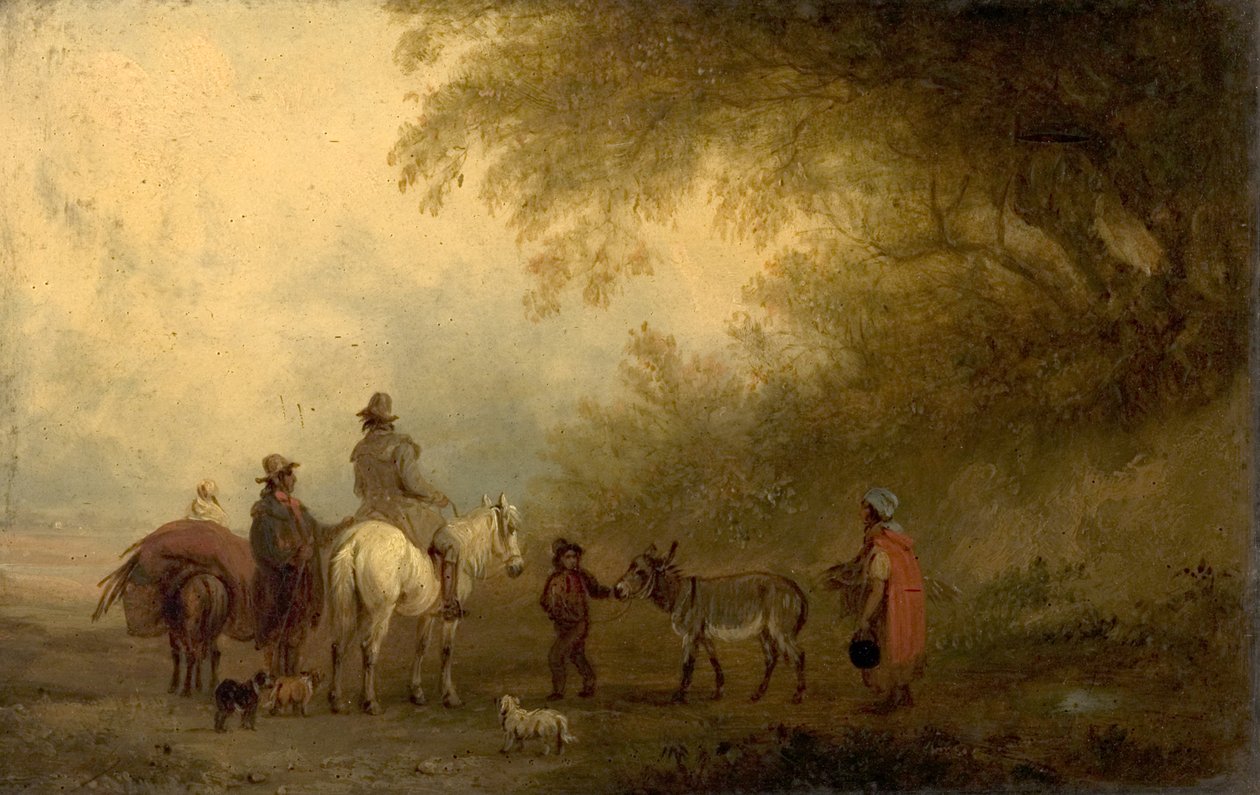 Sigøynere slår leir av Edmund Bristow