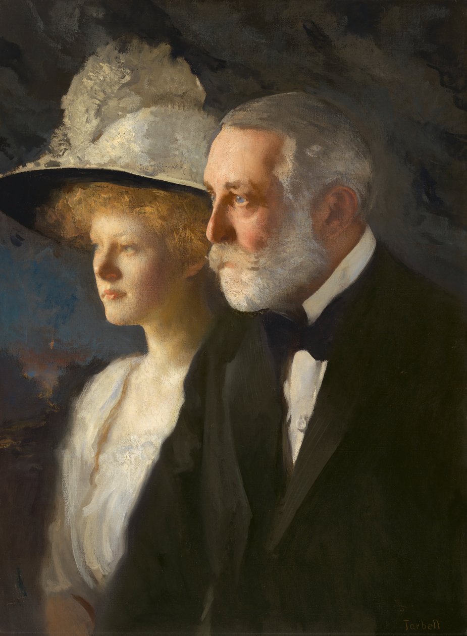 Henry Clay og Helen Frick, ca. 1910. av Edmund Charles Tarbell
