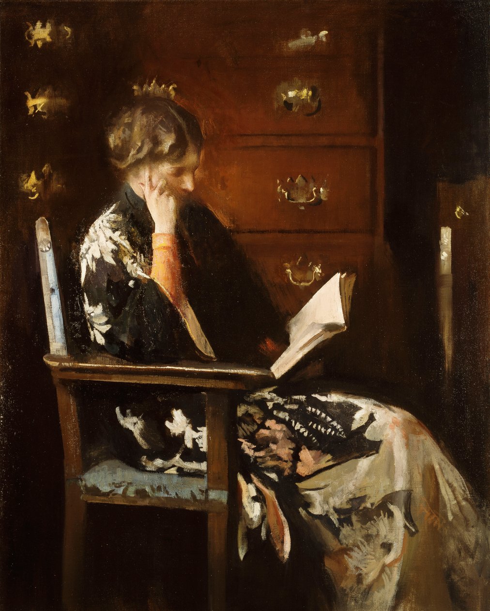 Mary Reading av Edmund Charles Tarbell