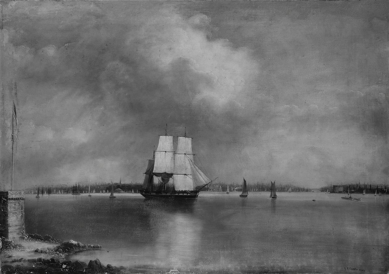 Bay and Harbor of New York fra Bedlow