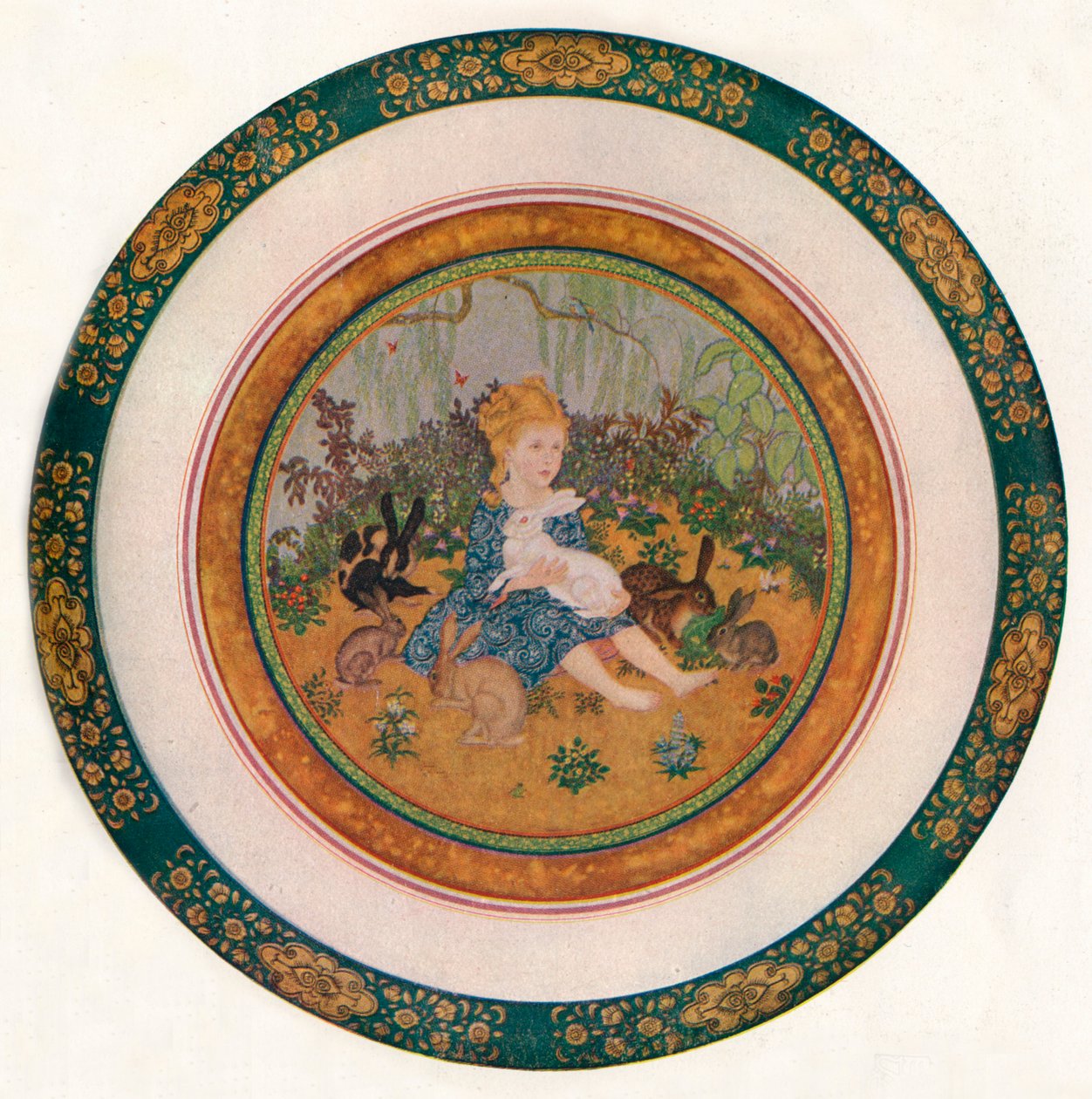 Portrett av frøken Vivian St. George, 1917, 1919 av Edmund Dulac