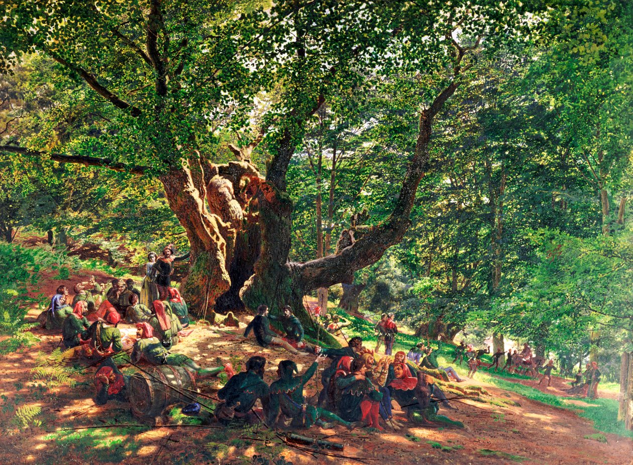 Robin Hood and his Merry Men, 1859 av Edmund George Warren