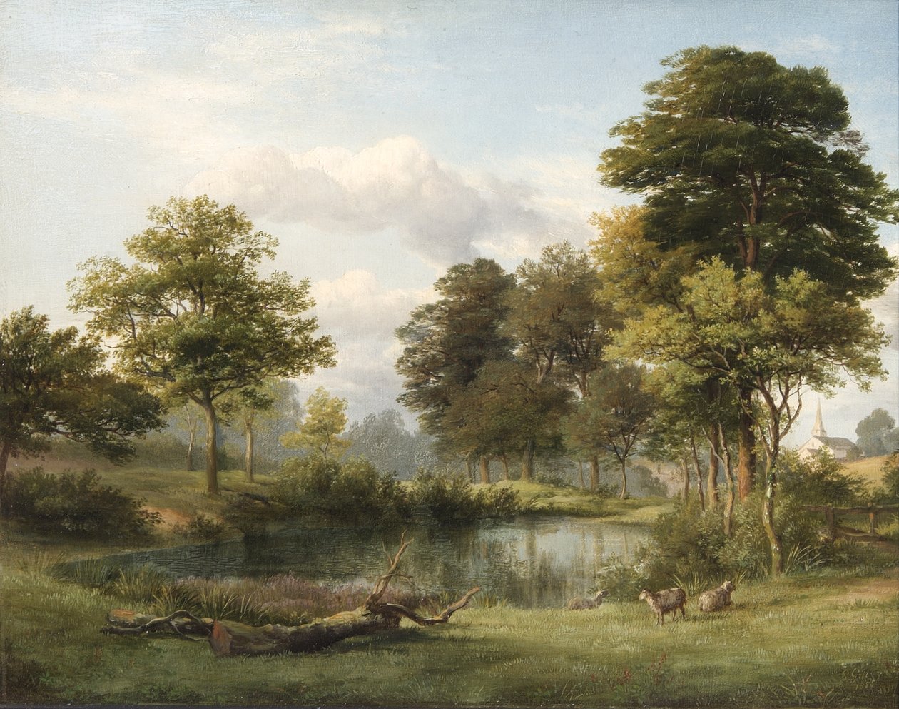 En scene ved Muswell Hill av Edmund Gill