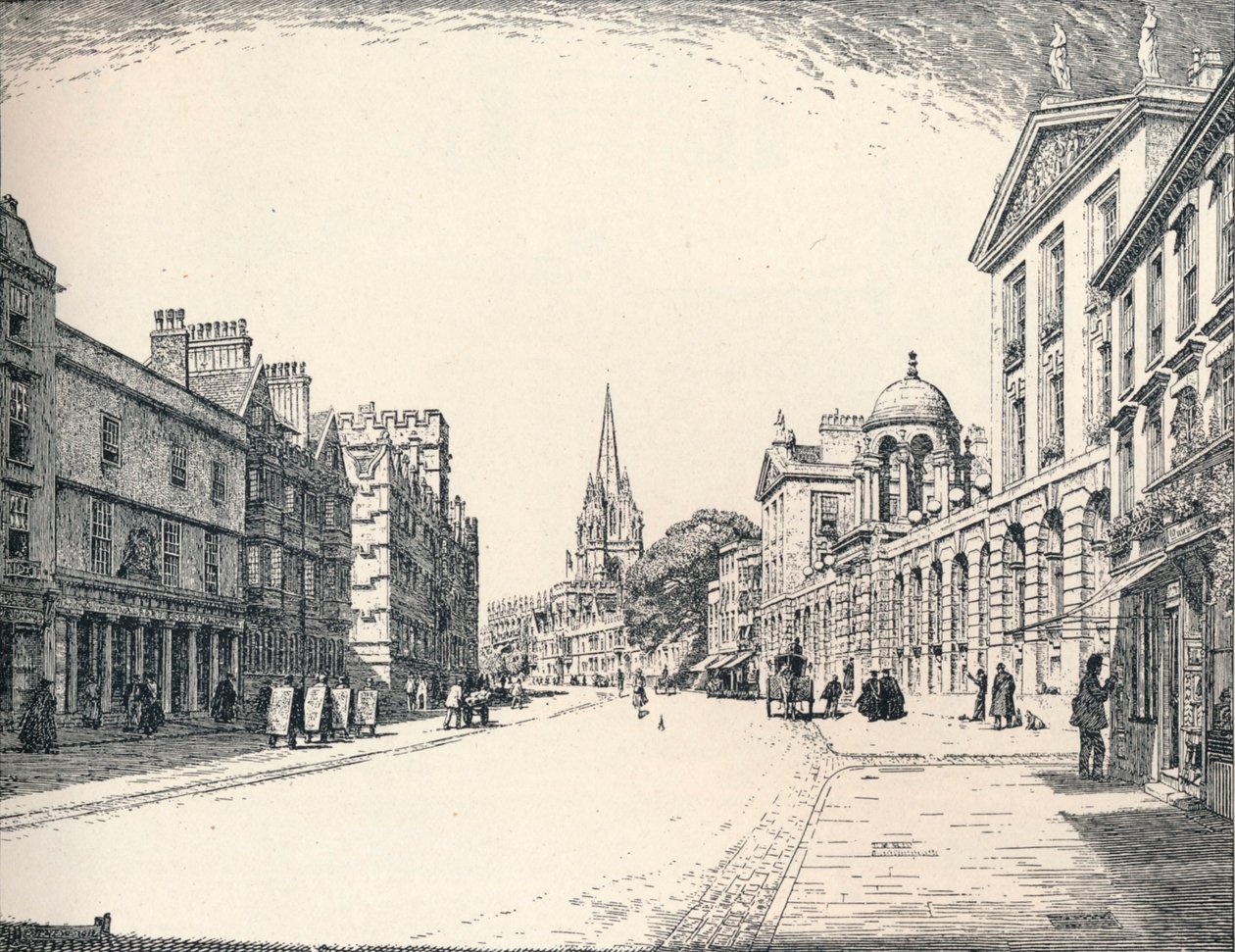 High Street, Oxford, 1905 av Edmund Hort New