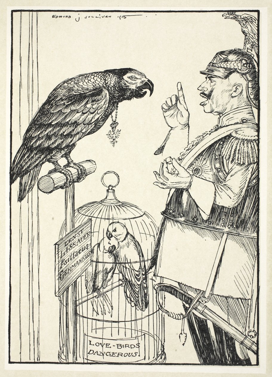 The Hymn of Hate (A little bit of sugar for the bird), illustrasjon fra The Kaiser
