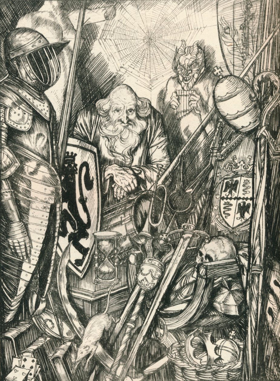 Symbolbutikken, c1898, 1924 av Edmund Joseph Sullivan