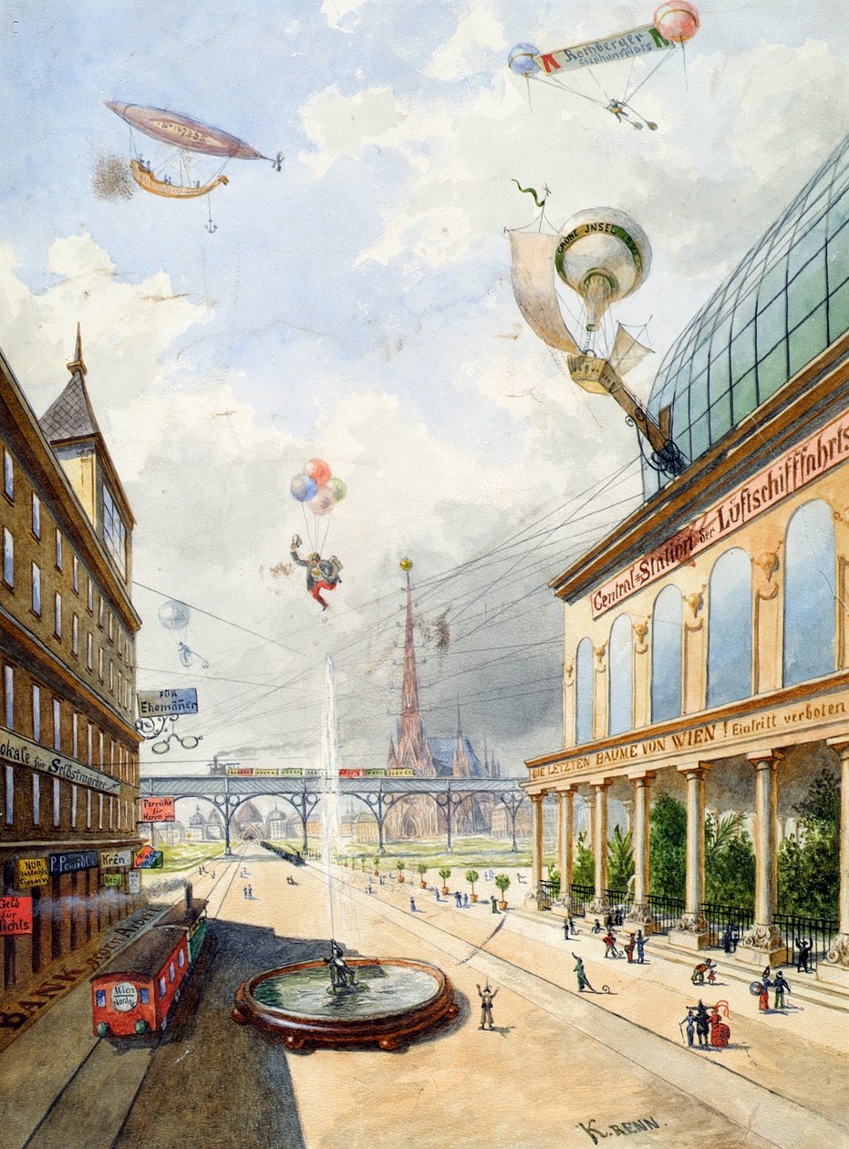 Wien om hundre år av Edmund Krenn