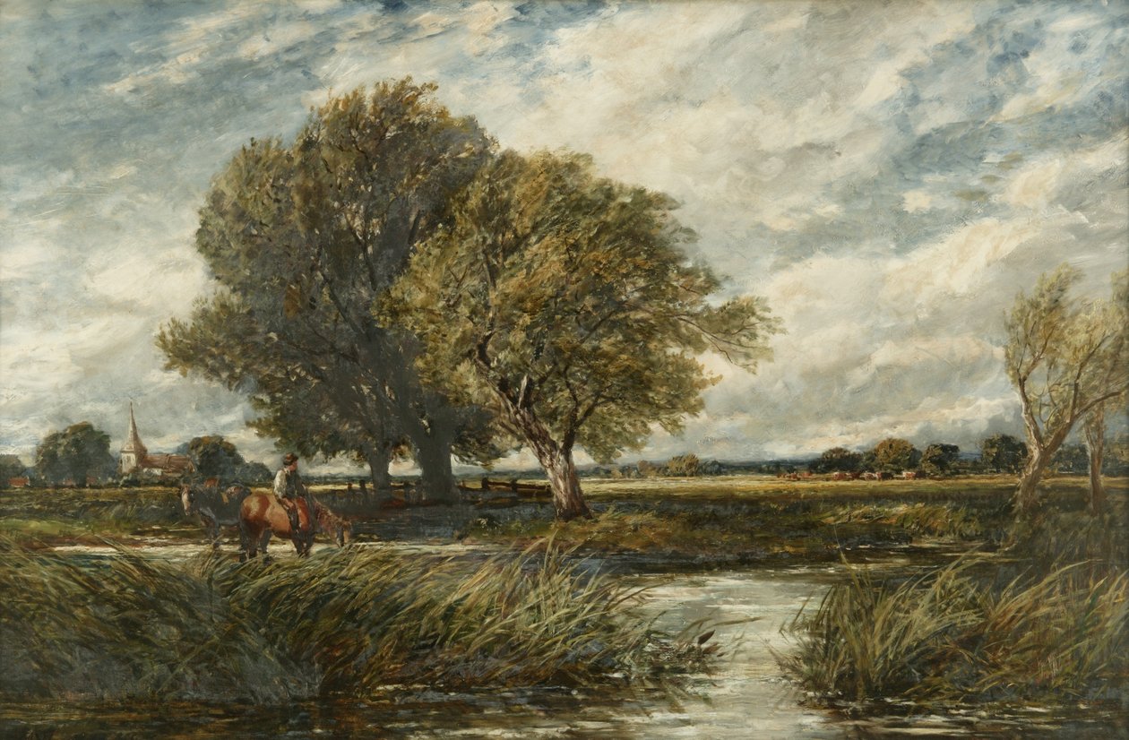 Vanning av hester av Edmund Morison Wimperis