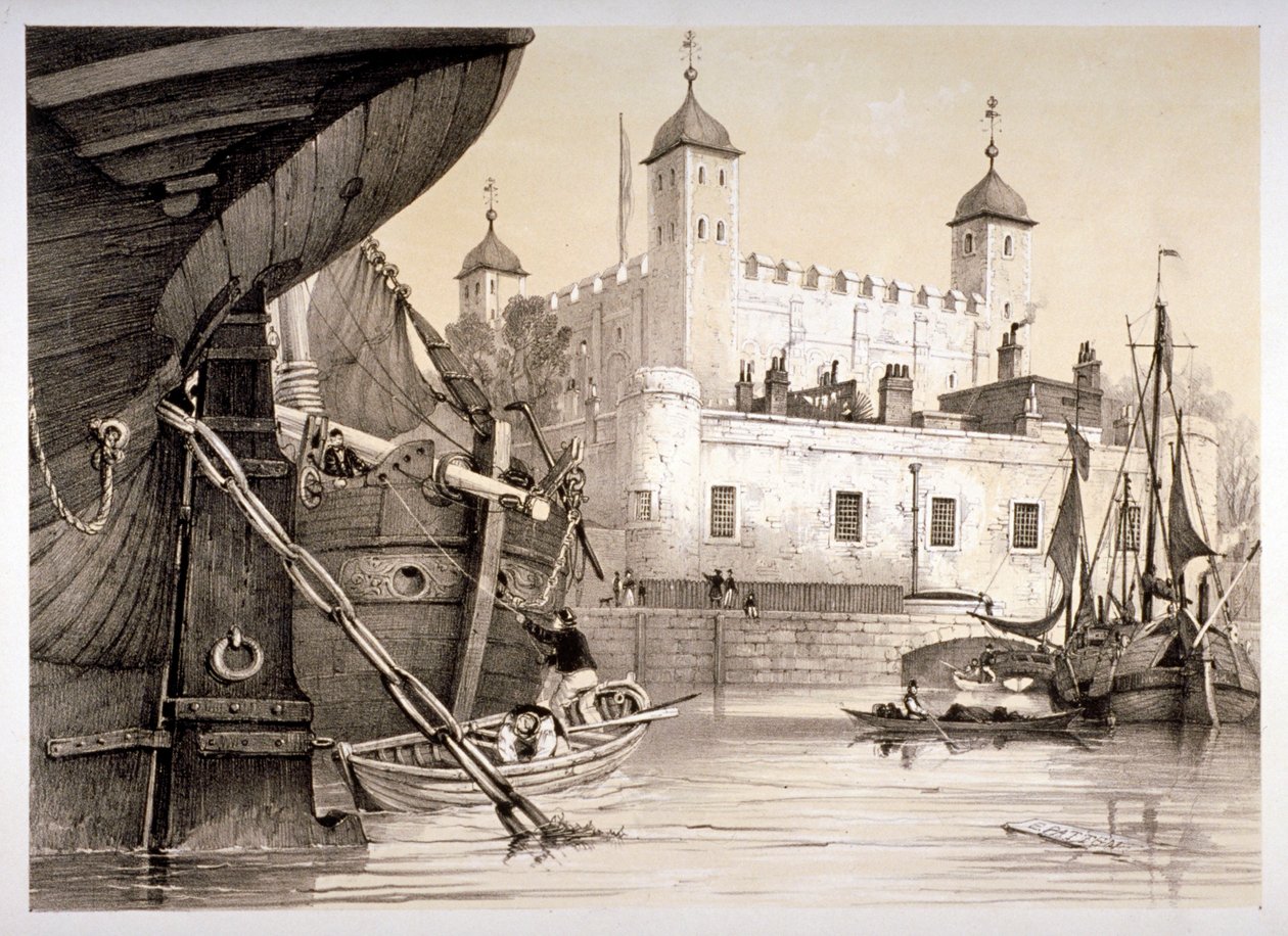Tower of London, c1840 av Edmund Patten