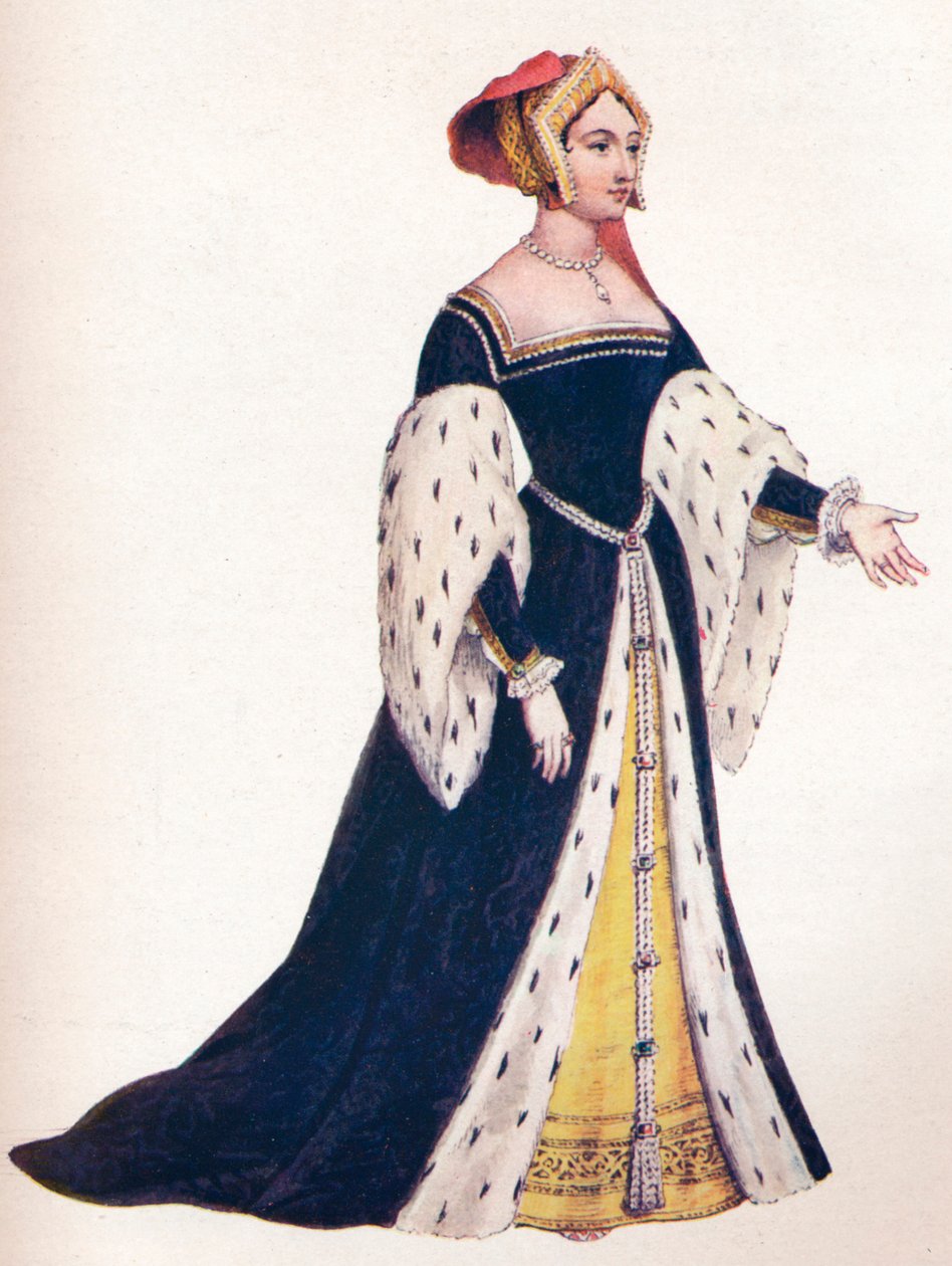 Anna Boleyn, eller Anne Bullen, dronning av England 1533, 1902 av Edmund Thomas Parris