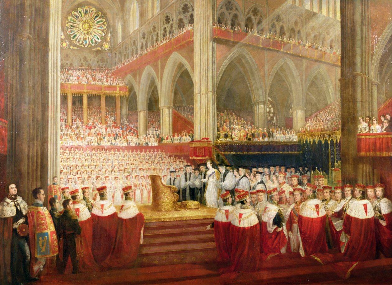 Kroningen av dronning Victoria, 28. juni 1838 av Edmund Thomas Parris