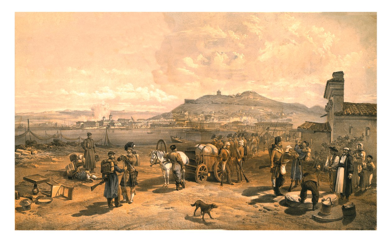 Kertch fra nord, 1855. av Edmund Walker