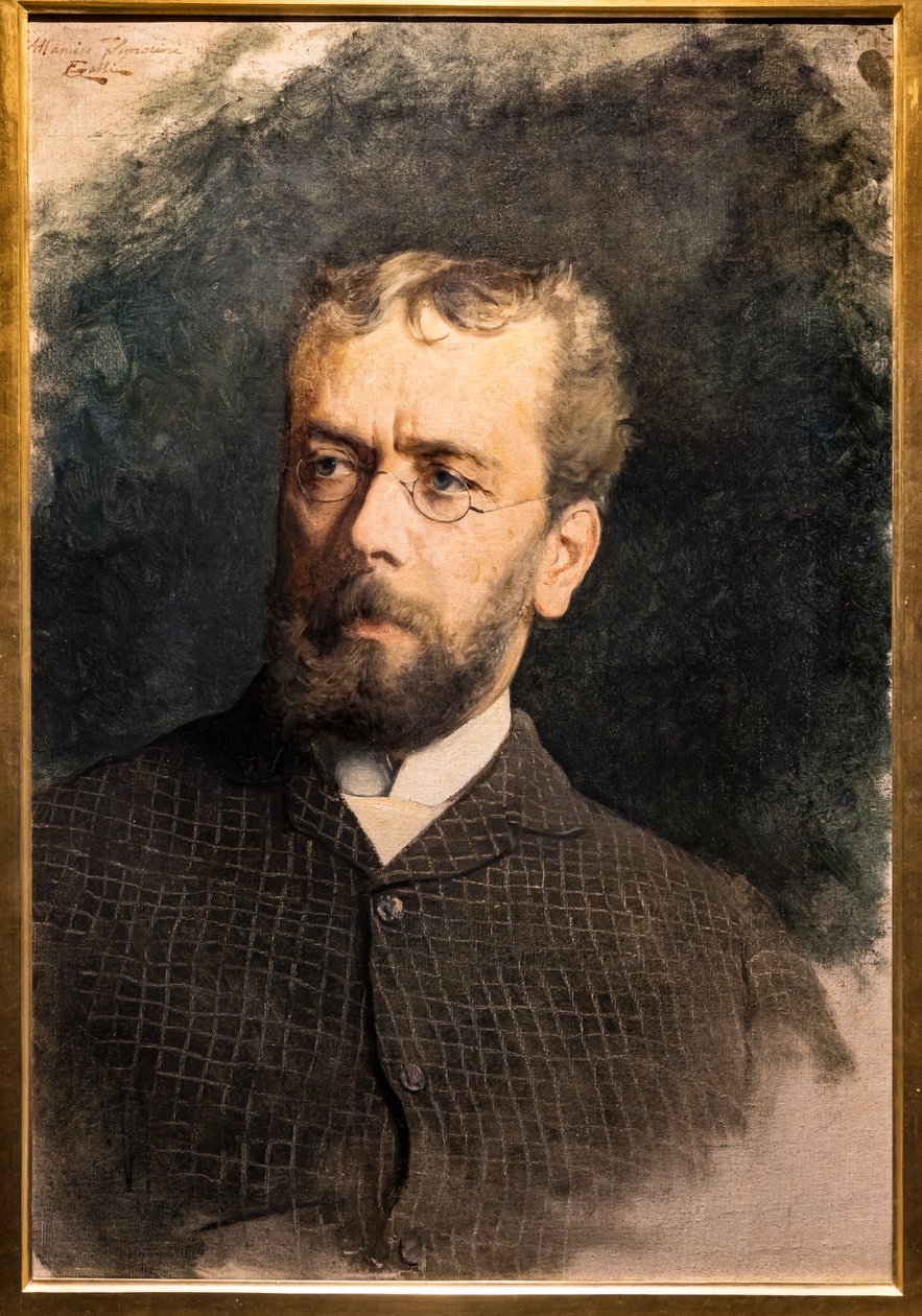 Portrett av Telemaco Signorini av Edoardo Gelli