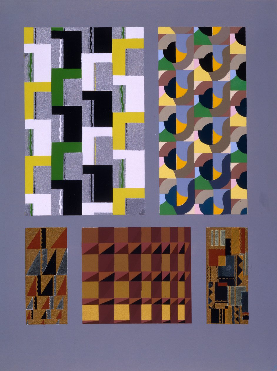 Design i art deco-stil, fra 'Relais', ca. 1920-30 av Edouard Benedictus
