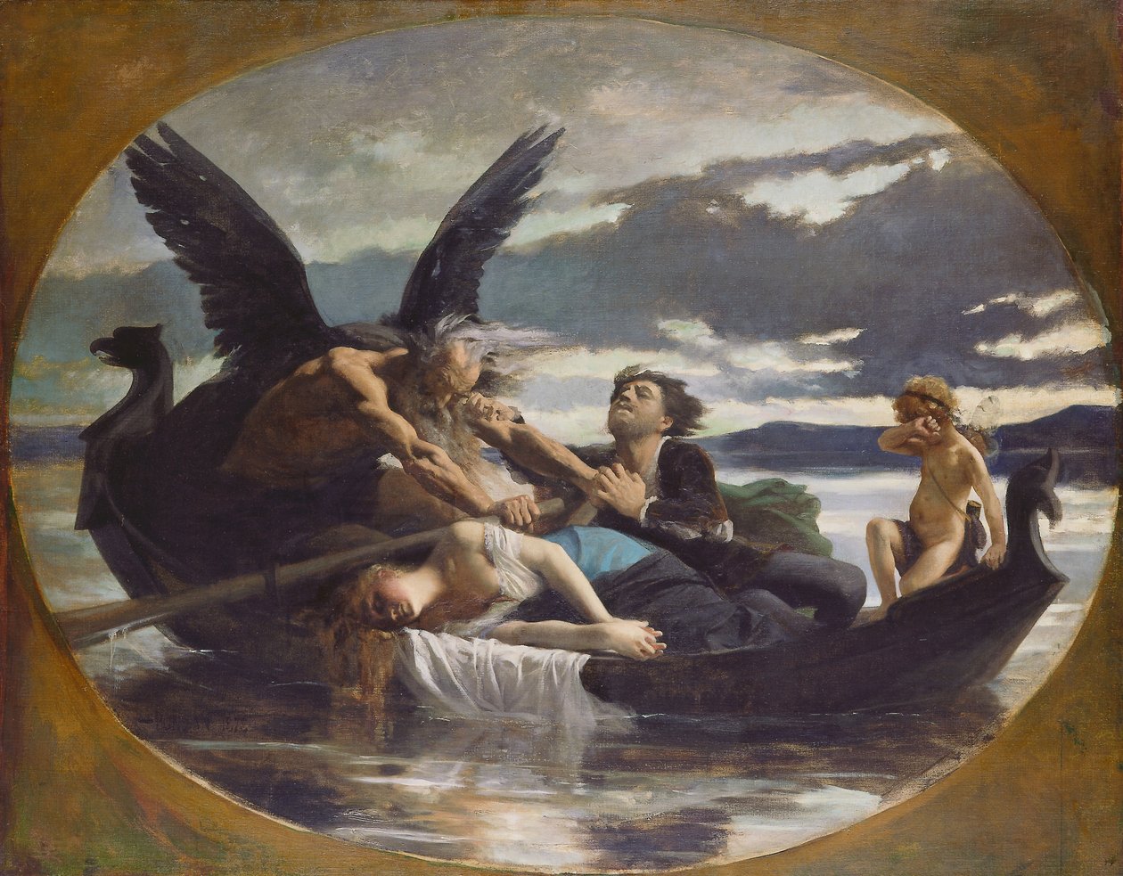 Kjærlighet dør i tide, 1872 av Edouard Debat Ponsan