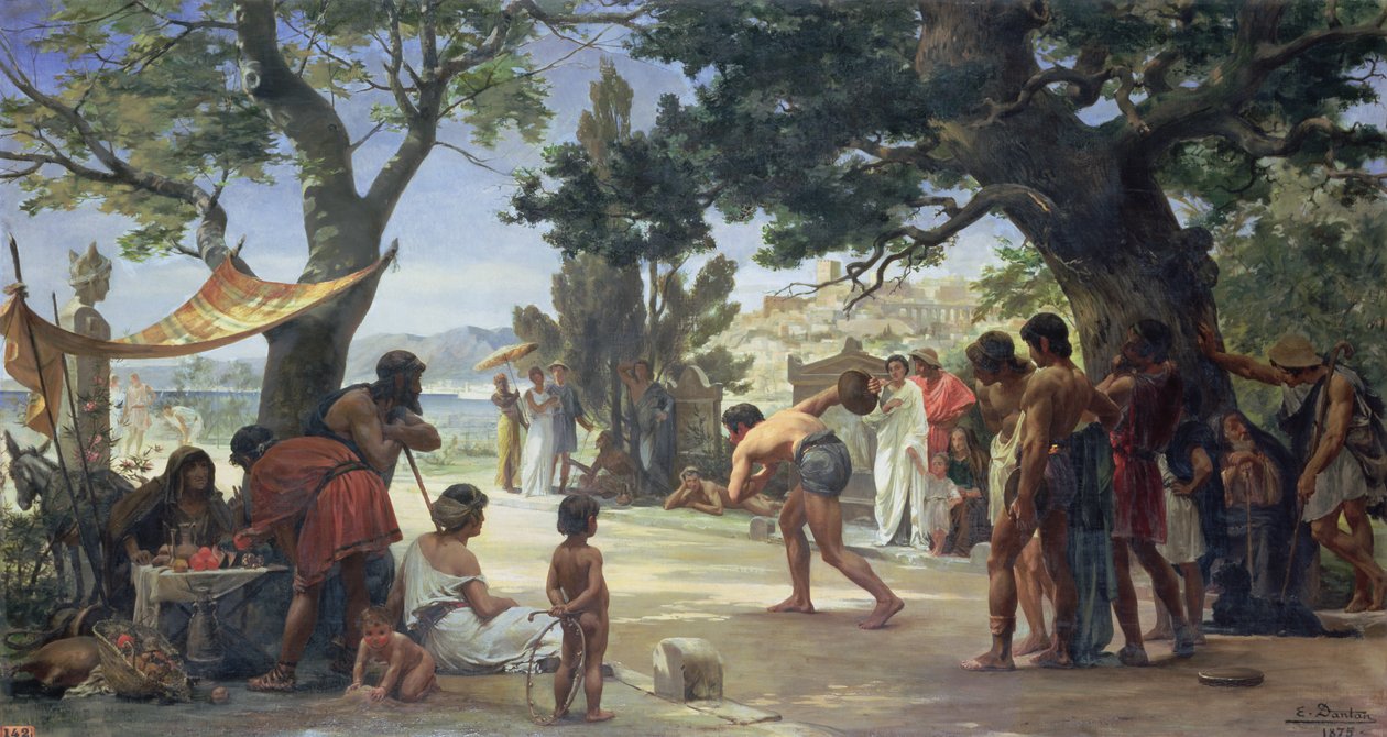 Kaster diskosen, 1875 av Edouard Joseph Dantan