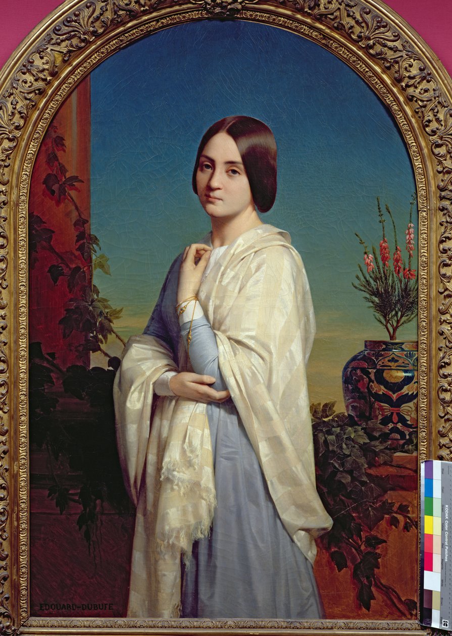 Madame Edouard Dubufe (1822-55) 1842 av Edouard Louis Dubufe