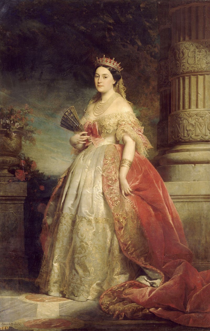 Portrett av keiserinne Eugenie av Edouard Louis Dubufe