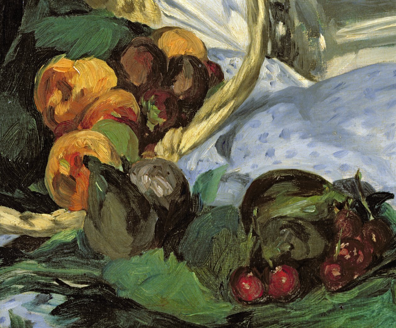 Dejeuner sur lHerbe, 1863 olje på lerret detalj av 2310 av Édouard Manet