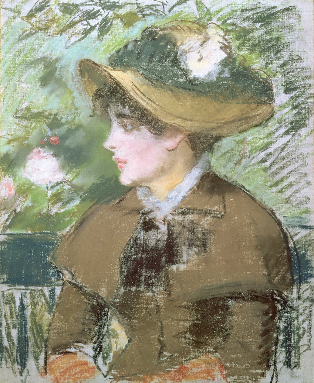 På benken, 1879 (pastell) av Édouard Manet