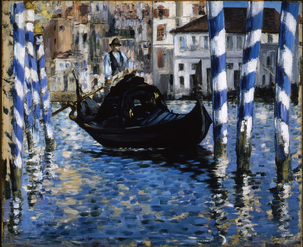 Canal Grande, Venezia, 1875 av Édouard Manet