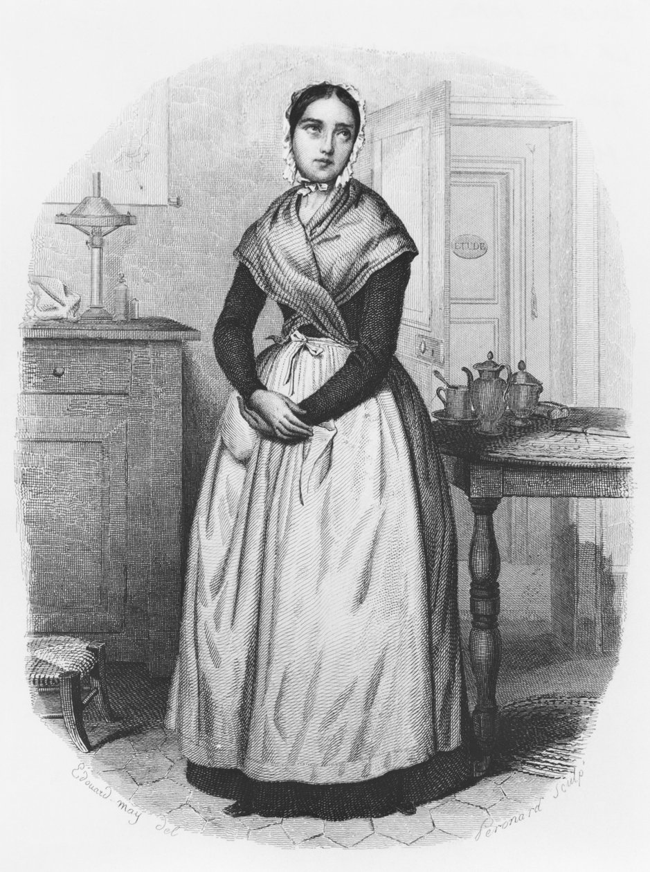 Tjeneren Louise Morel, illustrasjon fra 