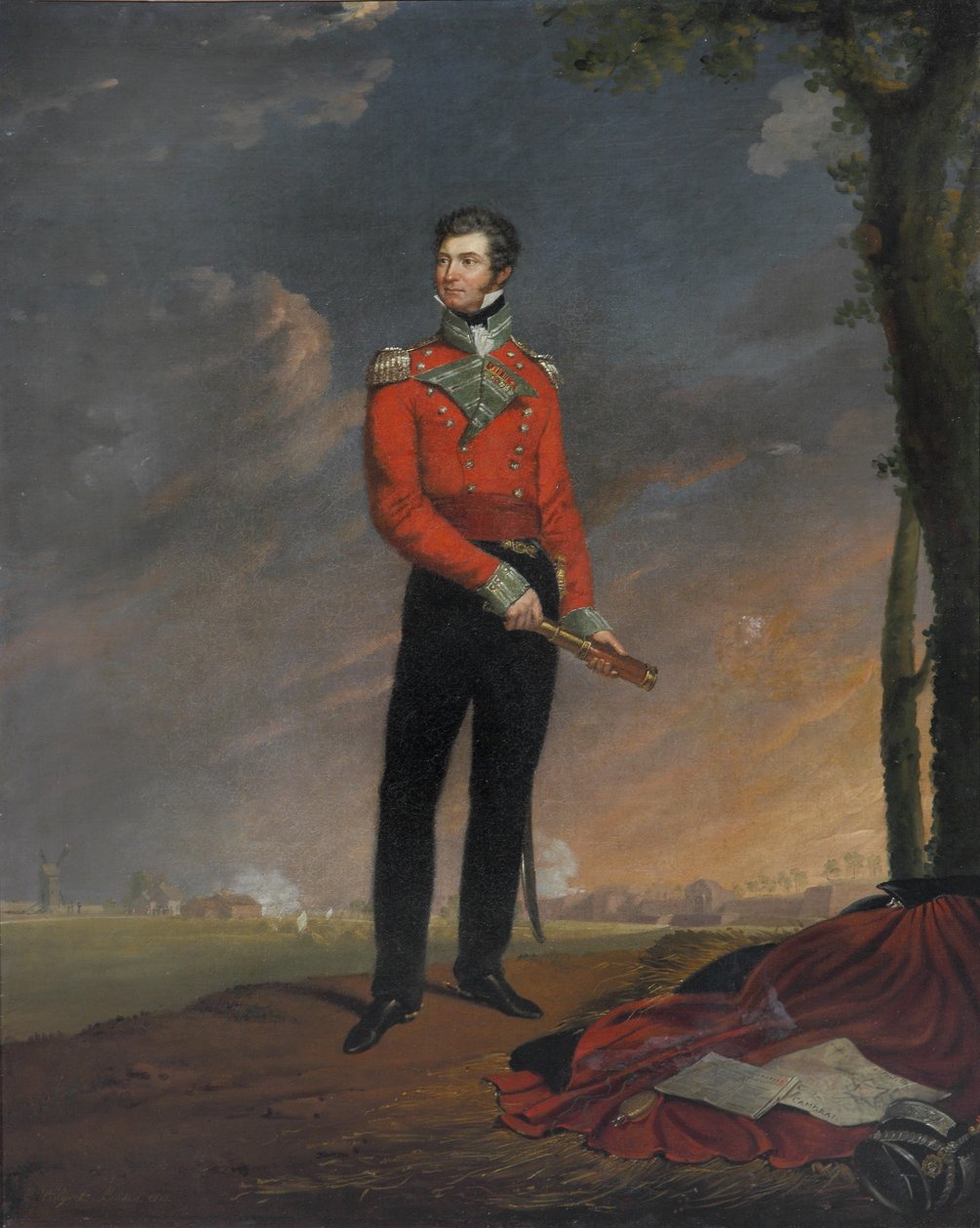 Major Sir Neil Campbell, 1819 av Edouard Pingret
