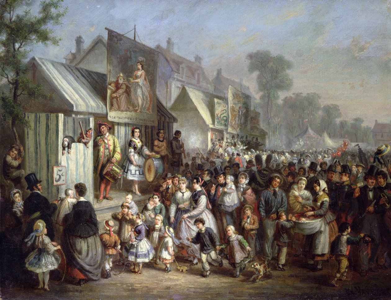 En fest i Saint-Cloud under det andre imperiet av Edouard Vaumort