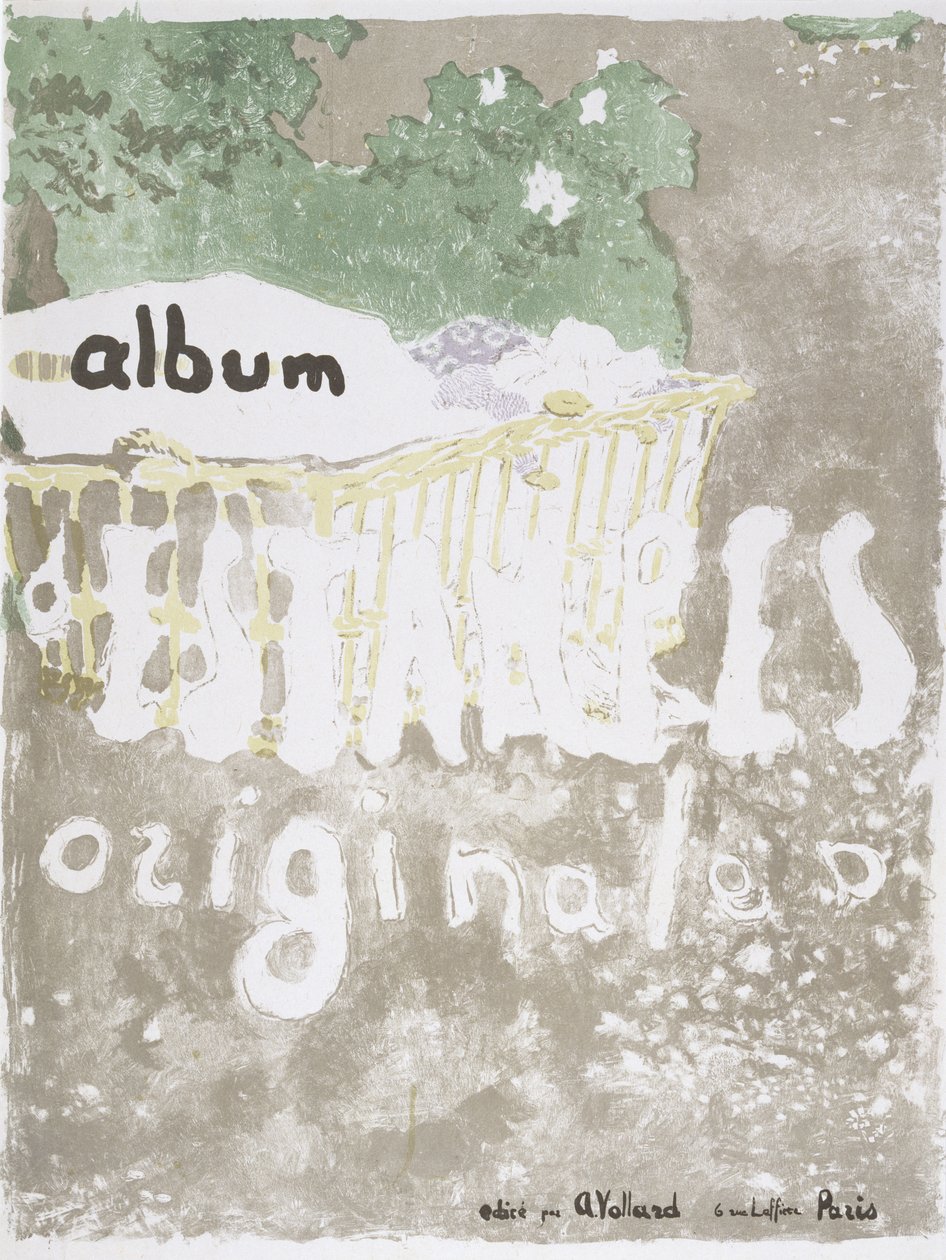 Omslag til Ambrose Vollards Album of Prints, 1898 av Edouard Vuillard