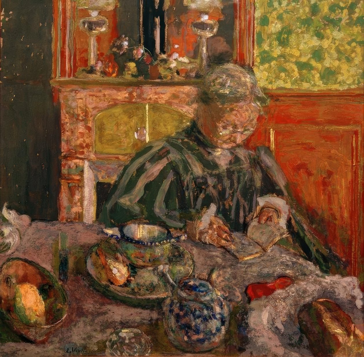 Leselyset av Edouard Vuillard