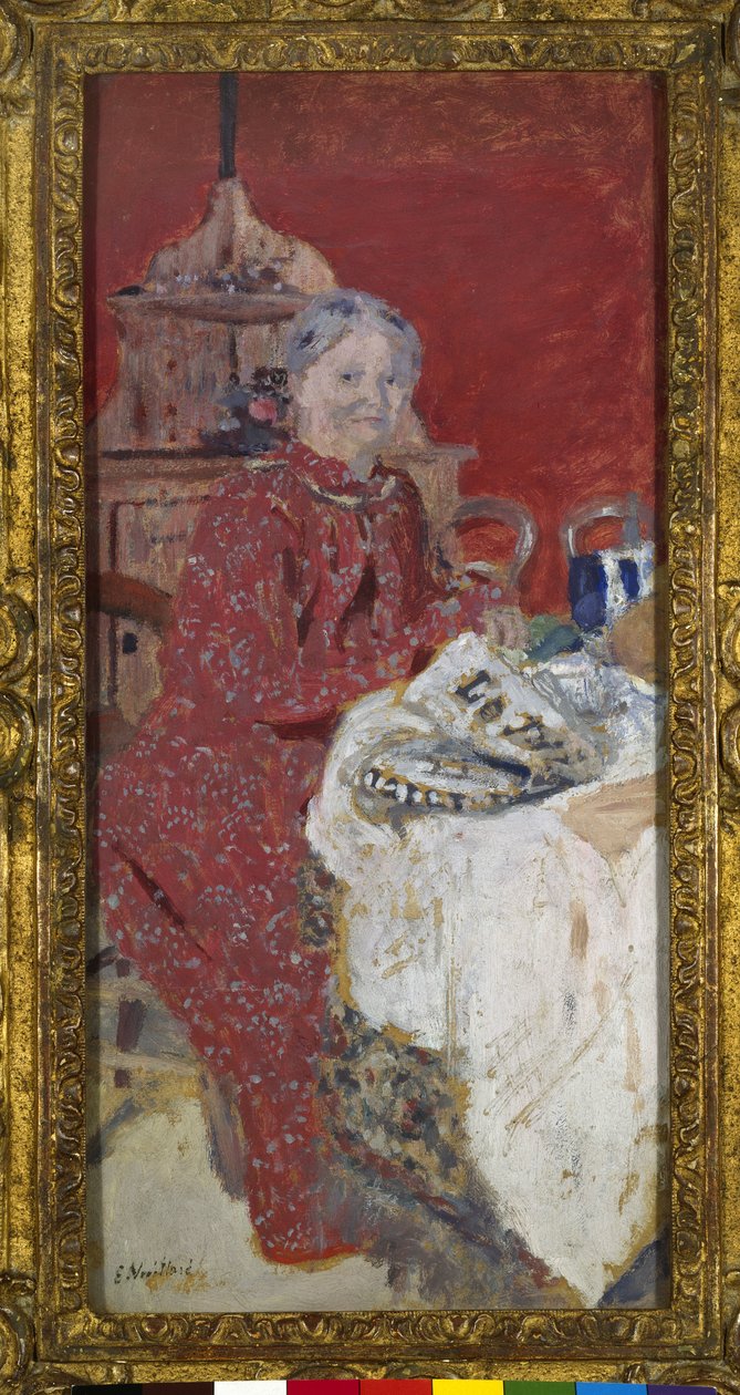 Lunsjen, 1890-tallet av Edouard Vuillard