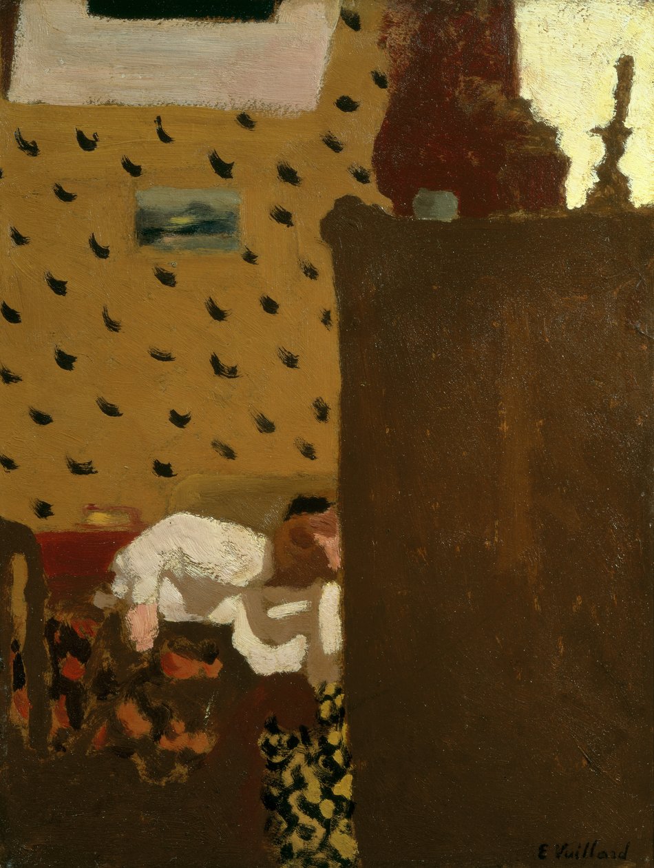 Madame Roussel på Chiffonnieren av Edouard Vuillard