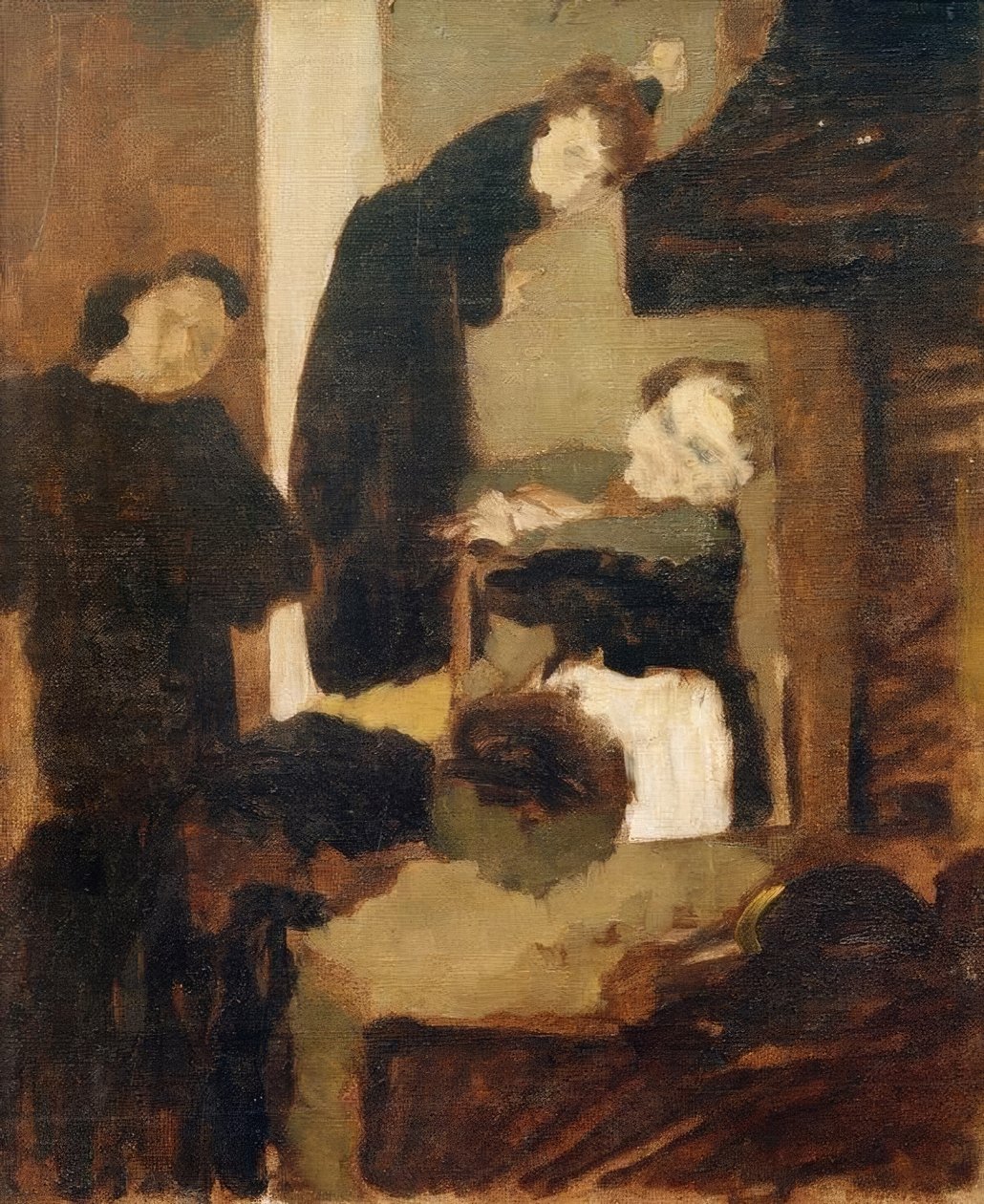 Madame Vuillard og hennes arbeidere av Edouard Vuillard