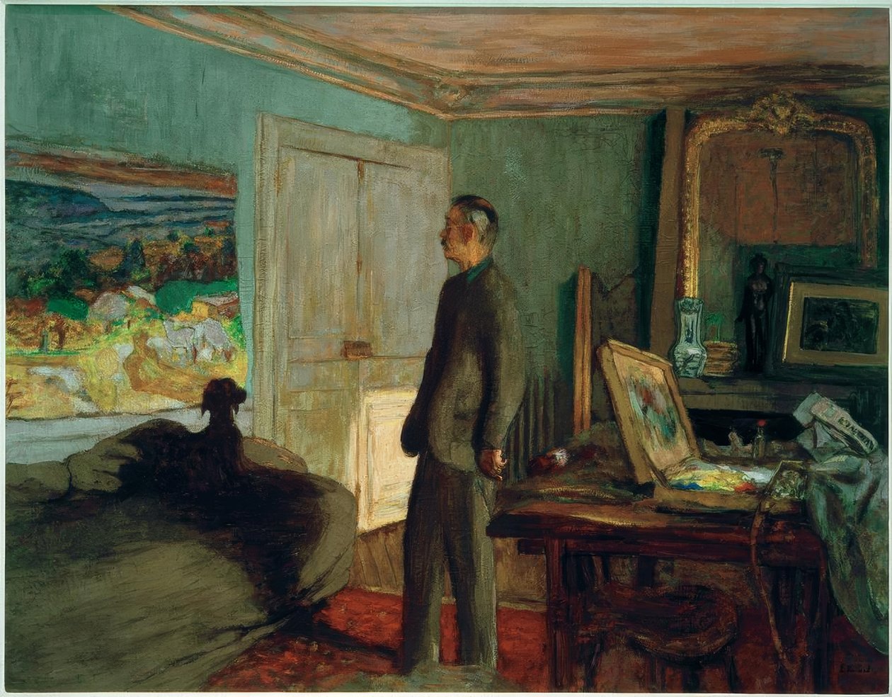Modell for Bonnards portrett av Edouard Vuillard