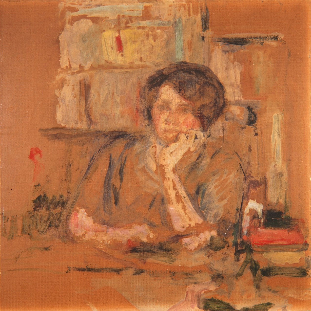 Portrett av Jacqueline Fontaine (tidlig versjon), 1911 av Edouard Vuillard
