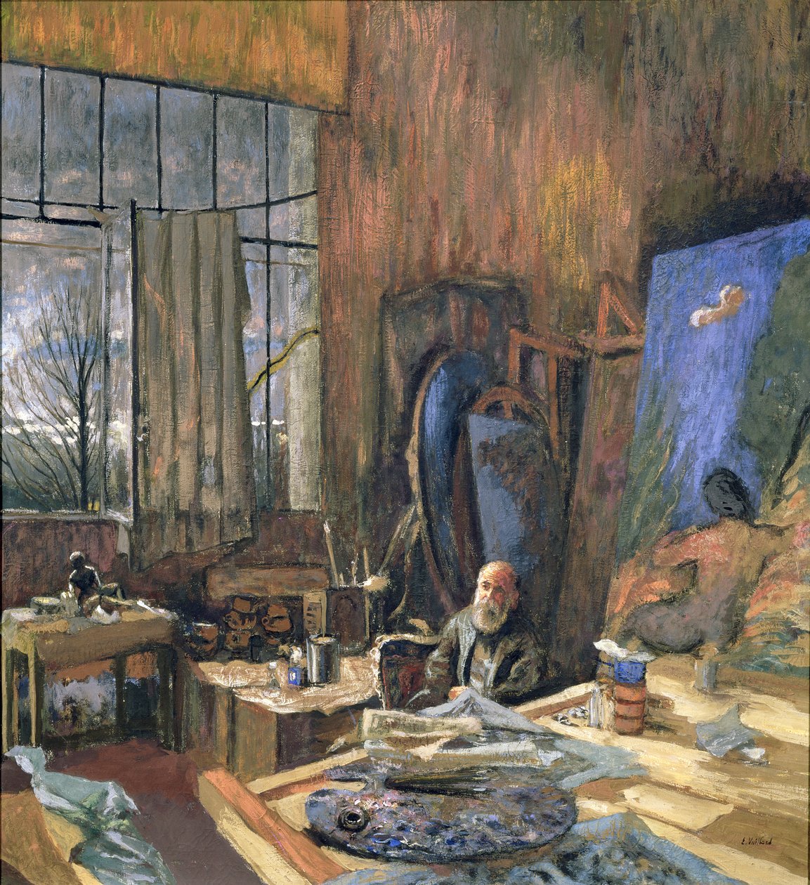 Portrett av Ker-Xavier Roussel (1867-1944) 1935 av Edouard Vuillard