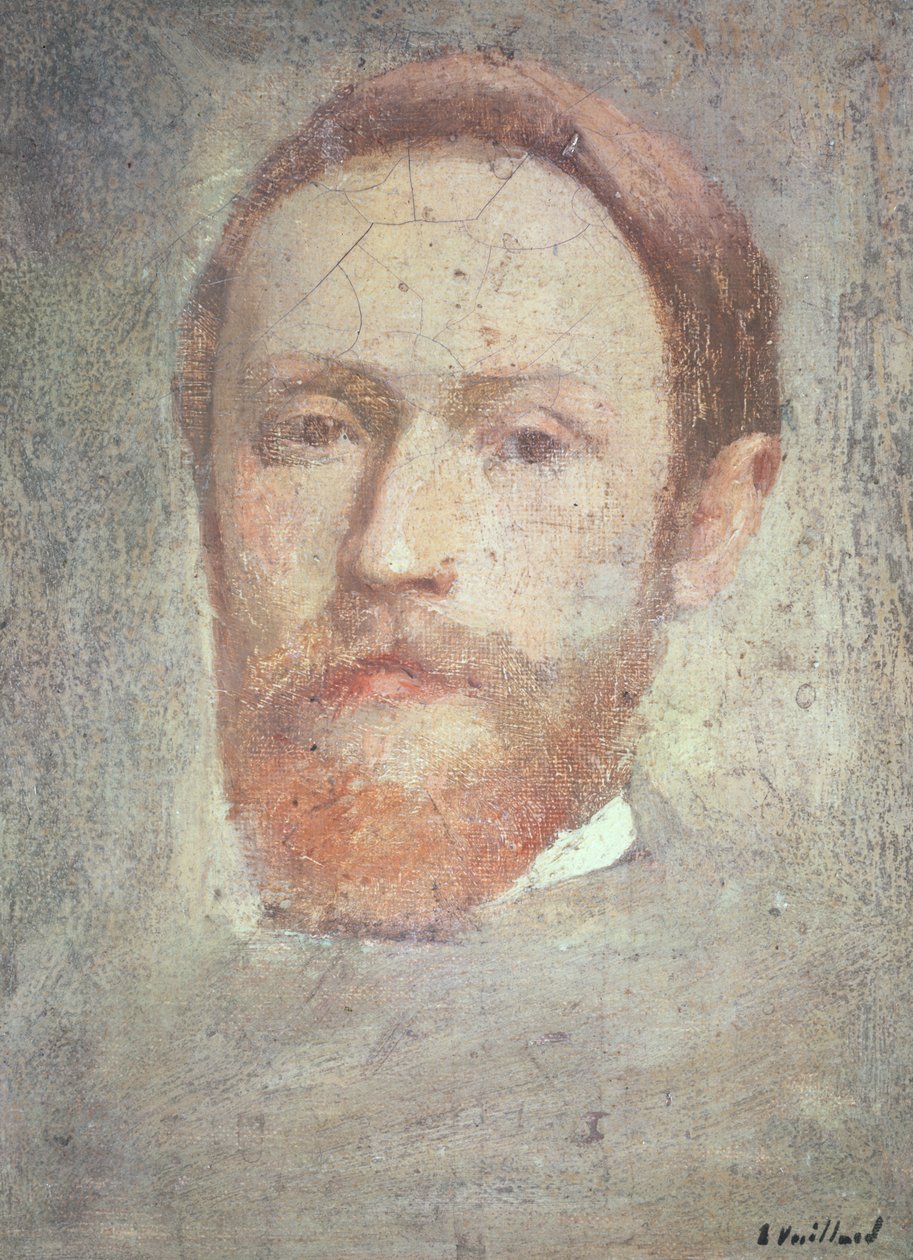 Selvportrett, ca. 1889 av Edouard Vuillard